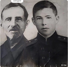 Баранов К.Г. с отцом Григорием Степановичем
