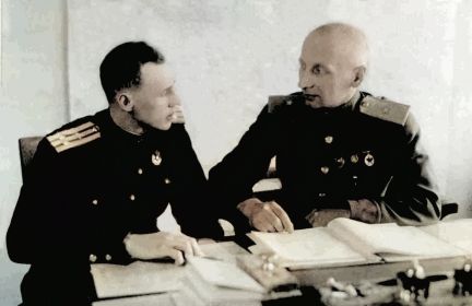 подполковник Артемьев и генерал-майор авиации Грендаль Дмитрий Давидович