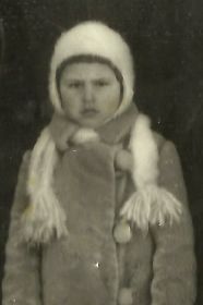 Надежина (Быкова) Альбина- дочь Александра Макаровича, ребенок ВОВ -1938 г.р.