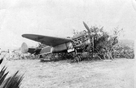 314 орап. Лето 1941 год. Аэродром г. Барановичи. Самолет Як-4 № 2.