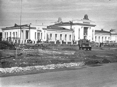 Железнодорожный вокзал ст. Печора (1950г.)