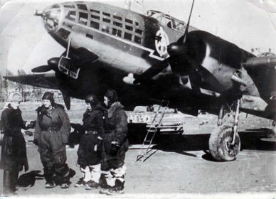 Ил-4 (предположительно), на котором летал В. А. Кругликов