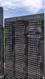 Памятник солдатам вернувшихся с победой в д. Николаевка, Белорецкий район