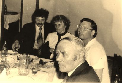 На "серебряной свадьбе" племянника жены, Николая Андреевича Васина. 1989 год.