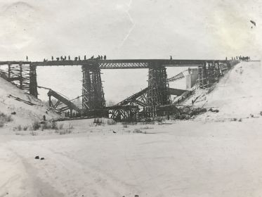 Военные фото восстановление мостов