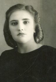 Жена - Жерносенко (Шевченко) Зинаида Ивановна. Фото ок. 1954 г., г. Семипалатинск, СССР.