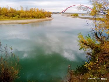 Река Обь. Новосибирская область.