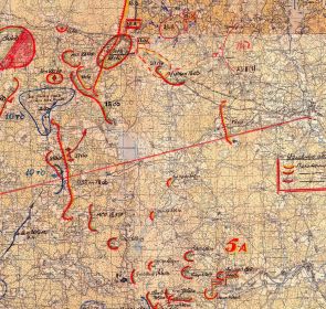 Карта боевых действий 78-й стрелковой дивизии, ноябрь 1941 г