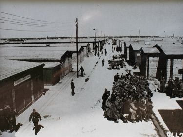 Stalag IV B Мюльберг (Mühlberg). Советские военнопленные.