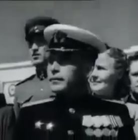 Участник Парада в Берлине 07 сентября 1945 года.