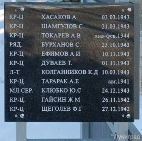 Внесли! ряд. БУРХАНОВ С. (Садырдыш) 23.10.1943. Фото 339, февраль 2025г.