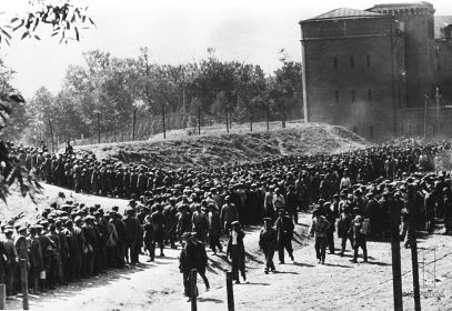 Stalag 342 Молодечно (Molodetschno). Советские военнопленные.