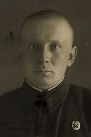 Курсант военного пехотного училища Куфонин И.А., 1939 г.