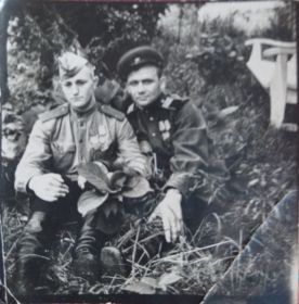 Фотография с однополчаненым