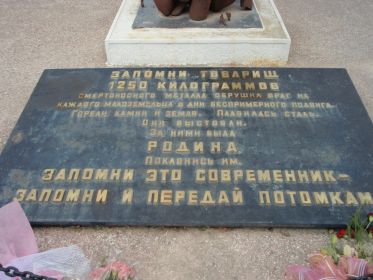 1250 кг бомб и снарядов обрушил враг на каждого защитника Малой Земли