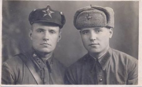 Два брата: Николай Масимович Симонов(слева) и Георгий Максимович (справа). Москва 1941 год