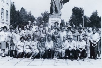 Встреча выпускников Звениговской средней школы№1. 16 июля 1981 г.