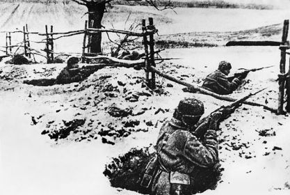 Волховский фронт. Зима 1941 -1942 г.