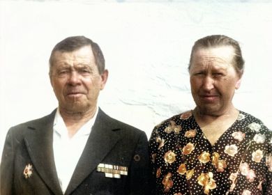 Мишин Иван Матвеевич с женой, Анастасией