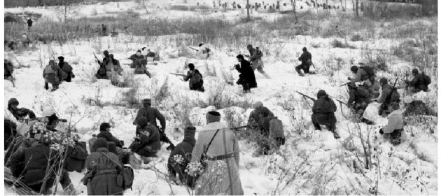 Волховский фронт. Зима 1941 -1942 г.