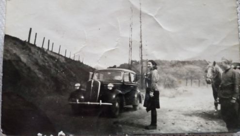 Окончание войны, Германия, мама пропускает машину Говорова