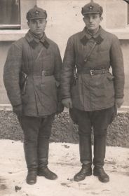 Емельян Гаврилович на воинских учениях (Зима 1940 год)