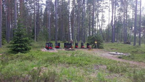 Место захоронения общий план