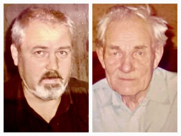 Фадеев Николай Михайлович со своим сыном Владимиром. 1998 год, Южно-Сахалинск.