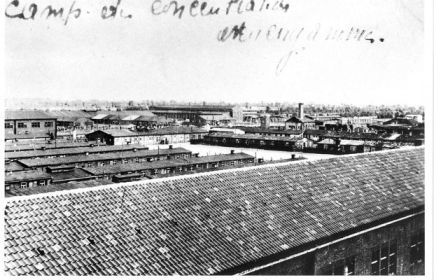 Концентрационный лагерь Нойенгамме (Konzentrationslager Neuengamme). Общий вид.