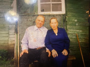 Прадед Михаил и его жена Нюра