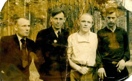 Встреча партизан, после войны