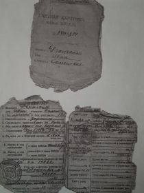 Учетная карточка Ремигайло И.С.