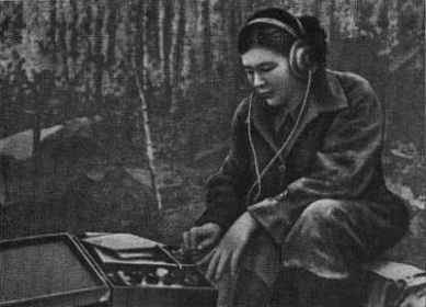 Л. Шерстнева (Мухина) (командир радиовзвода отр. ПОБЕДИТЕЛИ)