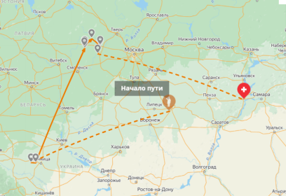 Боевой путь (карта)