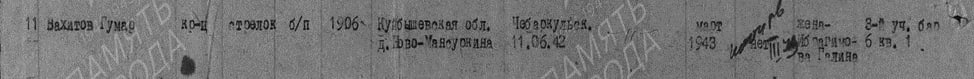 очень краткая биография о Вахитове Гумаре