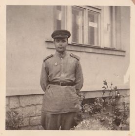 Баранов Сергей Александрович. 1945 год