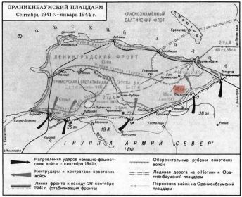 Ораниенбаумский плацдарм, сентябрь 1941 г. - январь 1944 г.