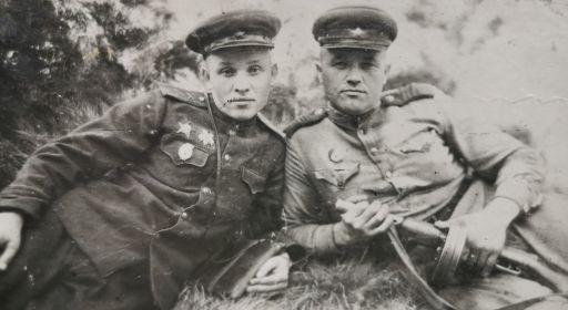 27.08.1944г., за рекой Висла, Польша.