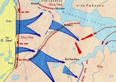 1. Схема высадки и действий десанта- 12 обмп