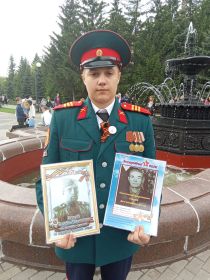 9 мая 2025 год. Шмидт Виталий Андреевич, правнук. Участник парада Победы. г. Омск