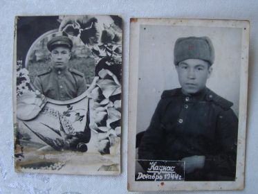 Родной сын - Егоров Василий Егорович, 28.03.1926 г.р.  Участник ВОВ 1941-1945 гг.