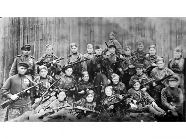 разведчики 89 стрелкового полка. 1944г.