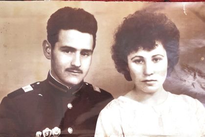 Сын Василия Андреевича – Пётр Васильевич с женой Галиной Николаевной.