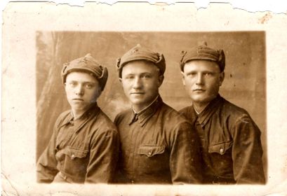 Фото со службы лицевая сторона