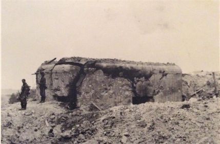 29.06.1941. 6 Рава-Русский укрепленный район. Захваченный немцами ДОТ.