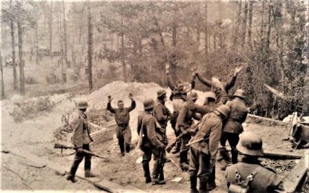 29.06.1941. 6 Рава-Русский укрепленный район. Пленение защитников ДОТа немцами.