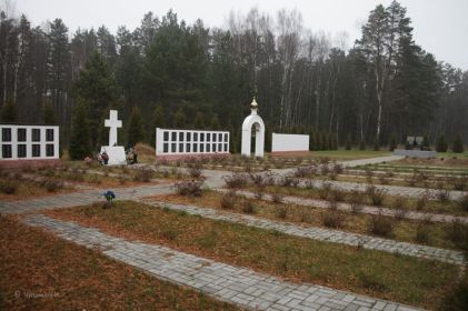 Захоронение: РОССИЯ: Калужская область, Юхновский район, деревня Долина, Воинский мемориал (рядом с 214 км Варшавского шоссе), Поле Памяти.