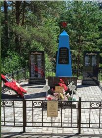 Захоронение:  РОССИЯ: Калужская область, Юхновский муниципальный район, сельское поселение «Деревня Беляево», деревня Папаево, братское воинское захоронение (после реставрации).