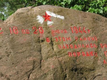 Здесь распологались позиции 124 ГАБР БМ