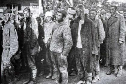 Stalag VII A Моосбург (Moosburg). Советские военнопленные.